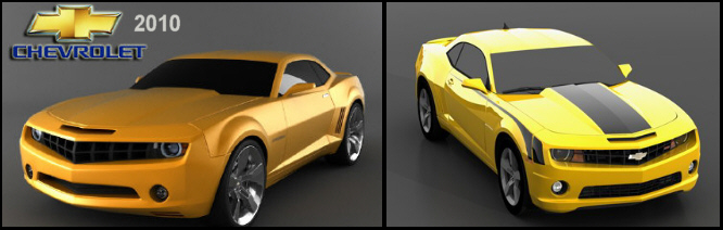 2010 BumbleBee Camaro 3D Model